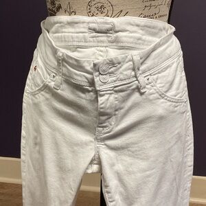 Hudson Jeans Women’s High-Rise White Denim